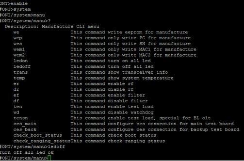 Disabling the front-panel LEDs from the CLI